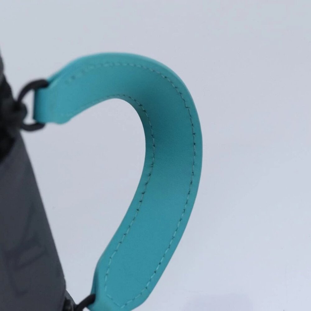 LOUIS VUITTON Monogram Eclipse Reverse Dopp Kit Bag Turquoise M11482 Auth 89... - Picture 13 of 16